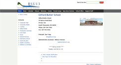 Desktop Screenshot of gbs.rsu13.org