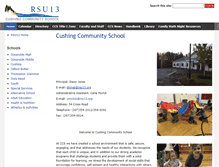 Tablet Screenshot of cc.rsu13.org